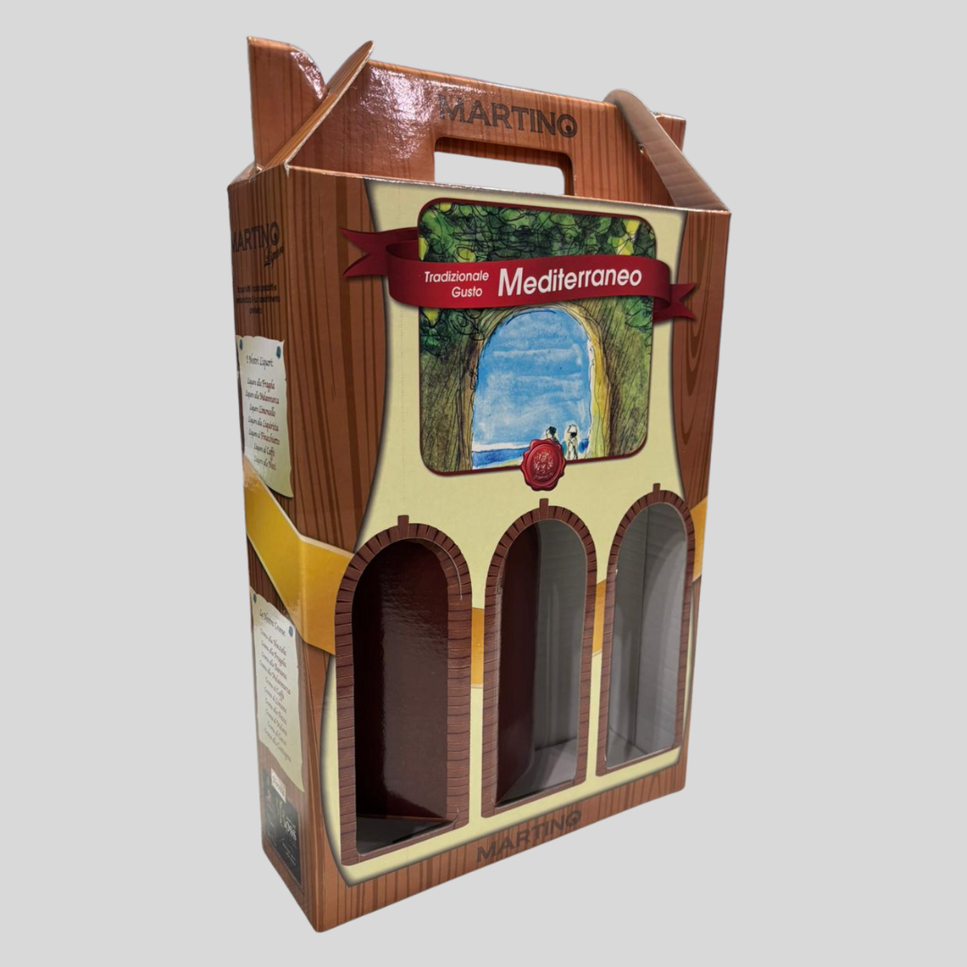 Box Regalo per 3 Bottiglie da 50cl- Martino Liquori