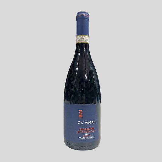 Ca’ Vegar – Amarone della Valpolicella DOCG Riserva “Fossa Granara” – Cantina di Castelnuovo del Garda