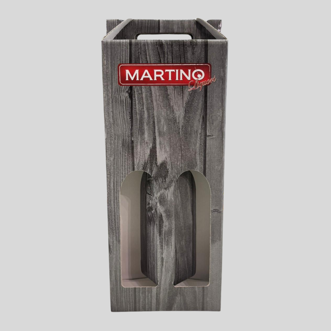 Box Regalo per 2 Bottiglie da 50cl- Martino Liquori
